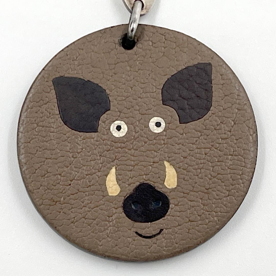 【希少限定品】エルメス　HERMES　バッグチャーム　猪 アニマル チャーム