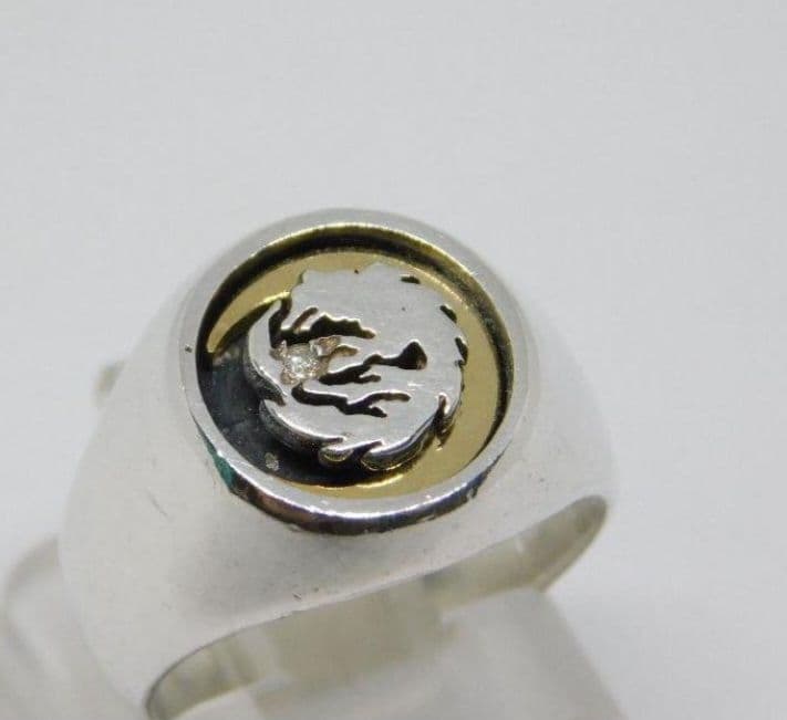 925シルバー ライオンモチーフリング