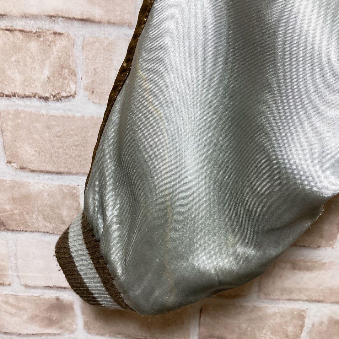 ☆リバーシブル☆JKPD☆スカジャン☆刺繍☆スカル☆ビックロゴ☆XL