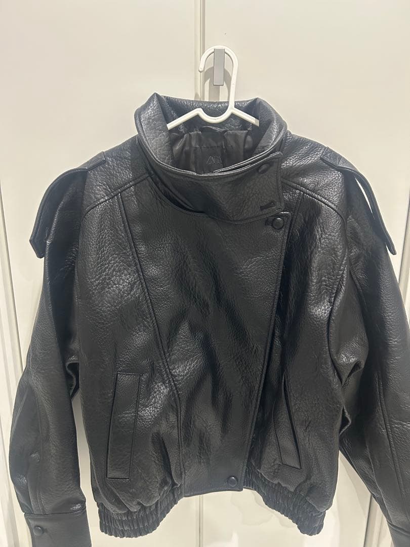 ZARA フェイクレザージャケット　S 正規品