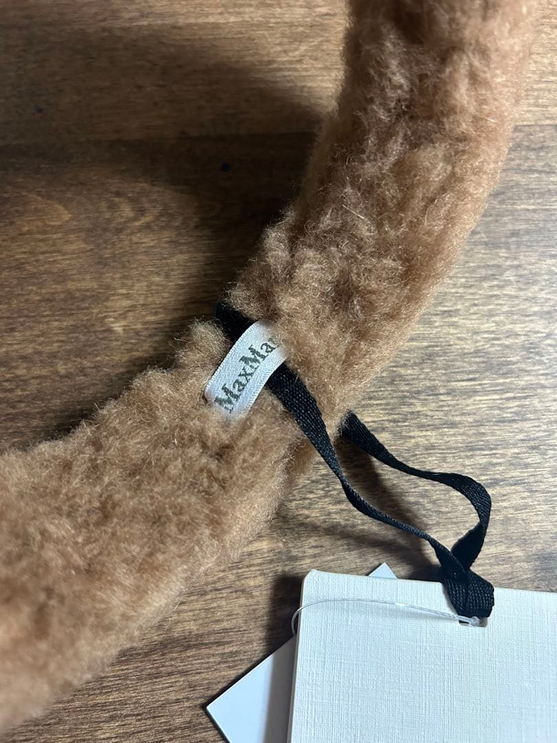 限定1点MAX MARA マックスマーラテディベア　ブラウン キャメルイヤーマフ