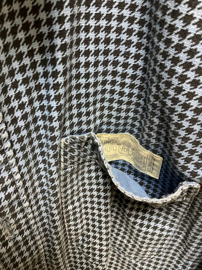 RRL ワークシャツ　INDIGO インディゴ染　size:M