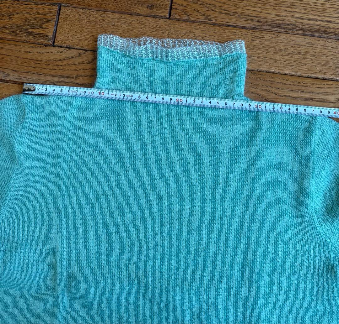 sale✴︎新品✴︎HaaT ISSEYMIYAKE モヘヤニット　ミントグリーン