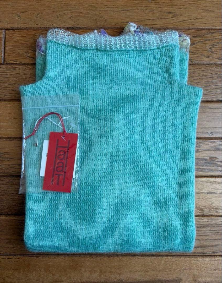 sale✴︎新品✴︎HaaT ISSEYMIYAKE モヘヤニット　ミントグリーン