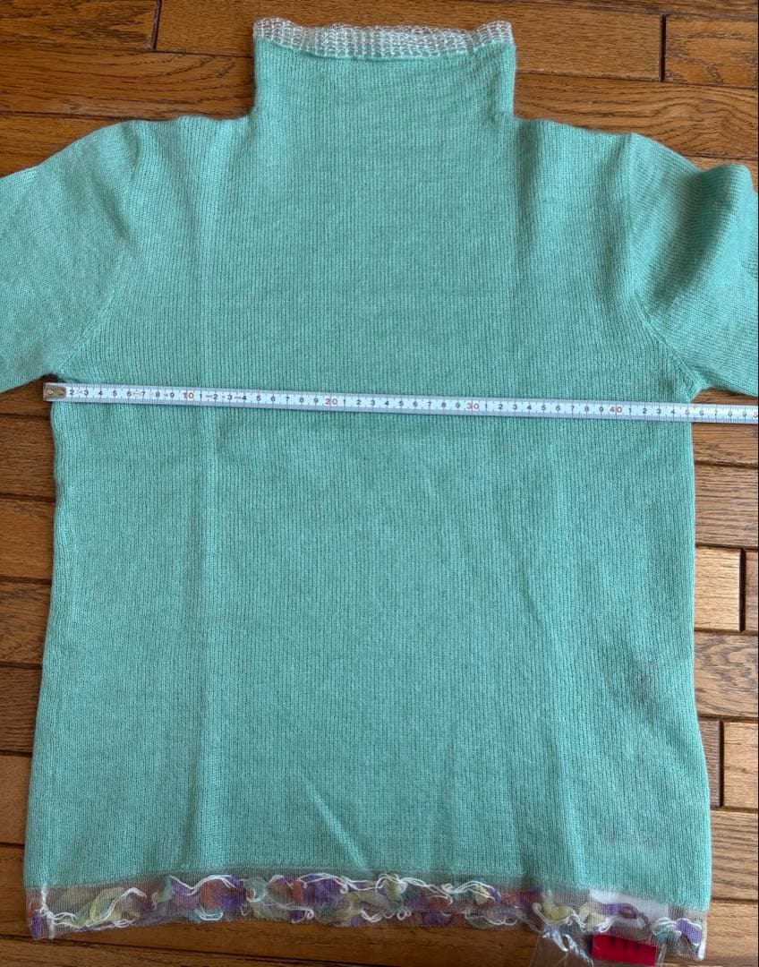 sale✴︎新品✴︎HaaT ISSEYMIYAKE モヘヤニット　ミントグリーン