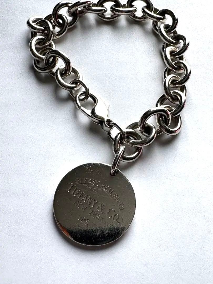 TIFFANY&Co. リターントゥ ラウンドタグブレス SV925