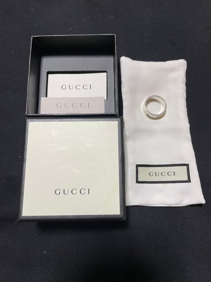 【最終価格】GUCCI グッチ ブランデッドG リング 21号シルバー925