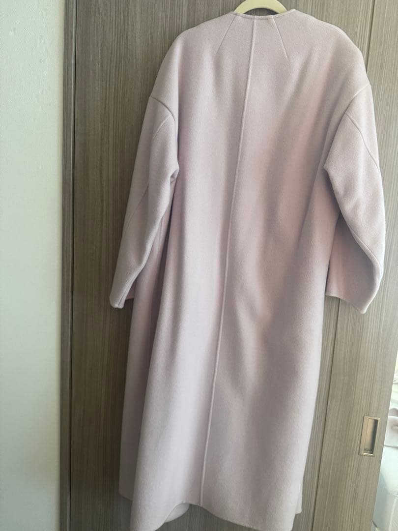 COEL ストール付きリバーコート　　ピンク38