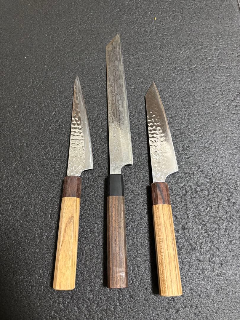 堺孝行　三徳包丁150mm捌き包丁180mm 北岡英雄切り付け柳刃包丁270mm