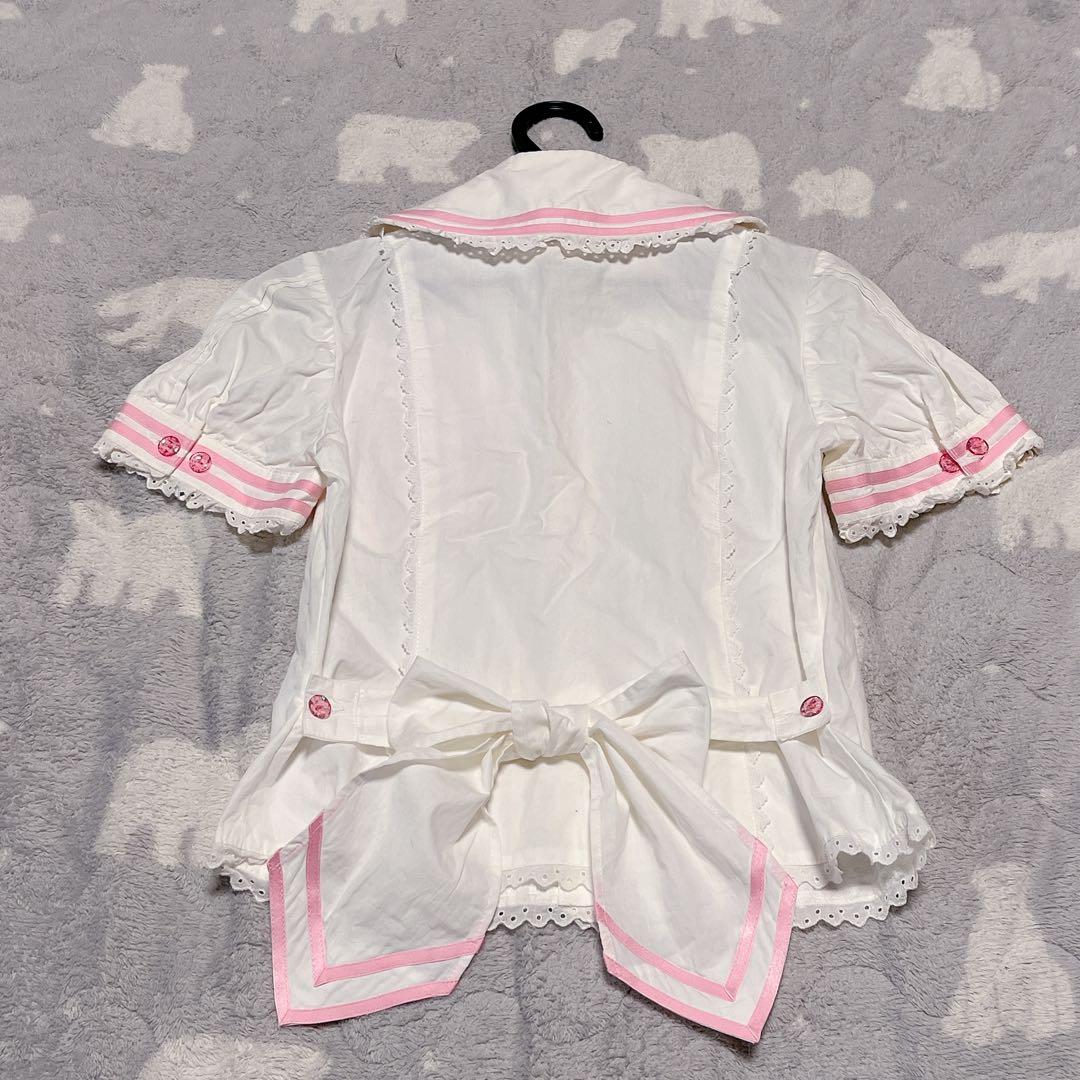 【旧タグ】angelicpretty♡ワッペンブローチ付き♡セーラーブラウス♡