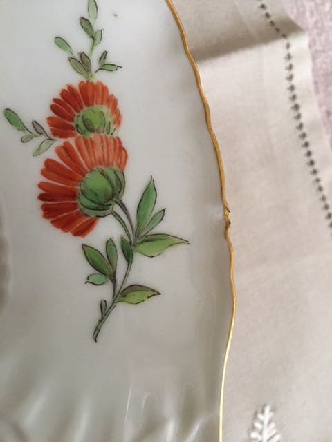 ロンドンクリスティーで落札した1900年前後のコペンハーゲン25cmの絵皿12枚