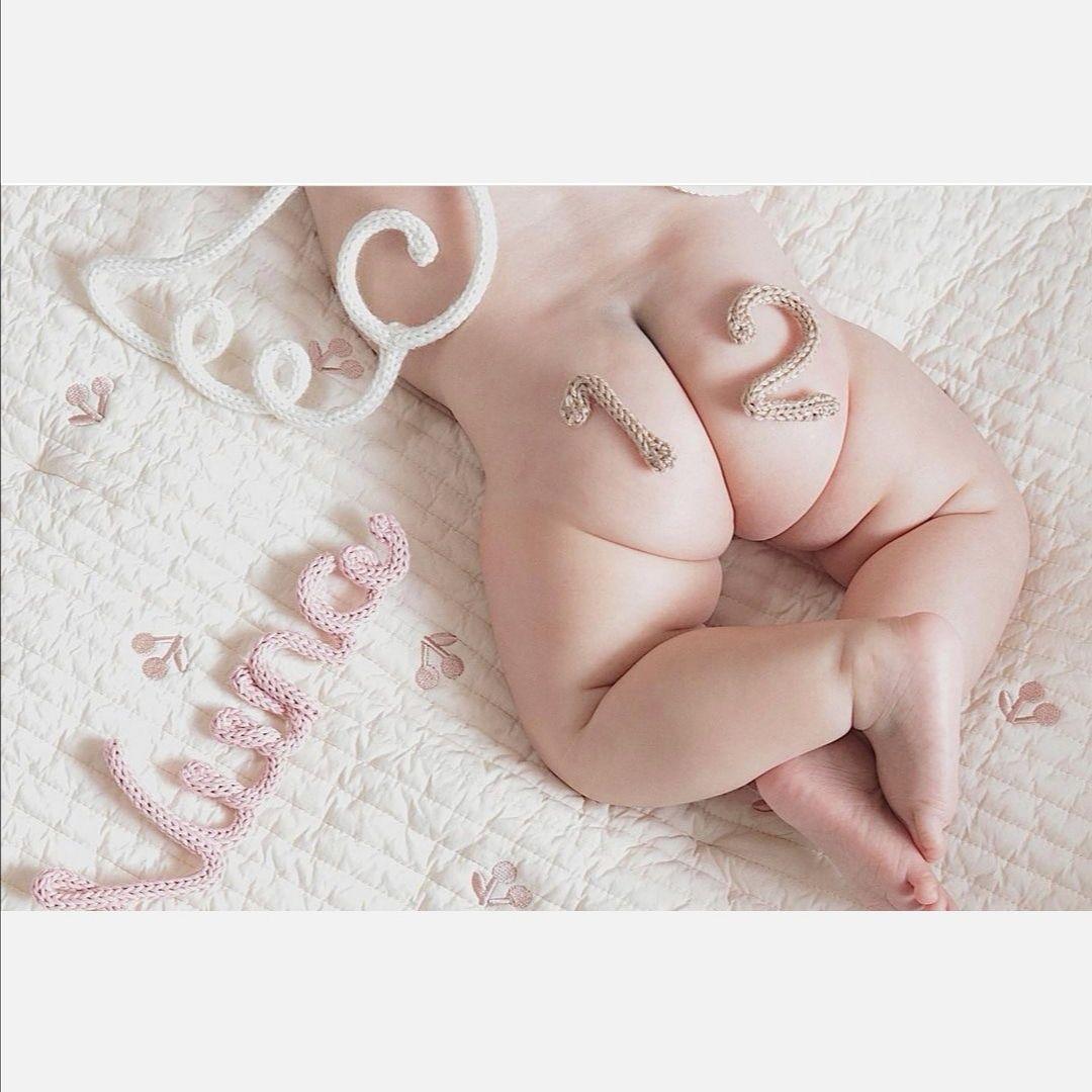 ウールレター　ハーフバースデー　２分の1　momo☆*