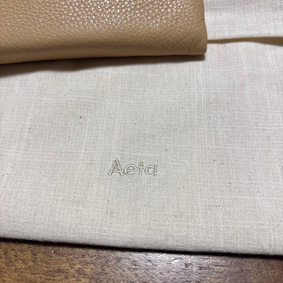 Aeta アエタ PG17 LONG WALLET BEIGE 新品