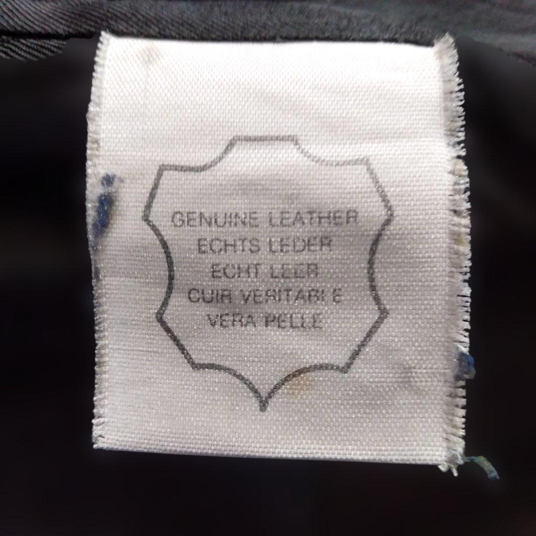 Vintage Euro シングルライダース レザージャケット カーコート