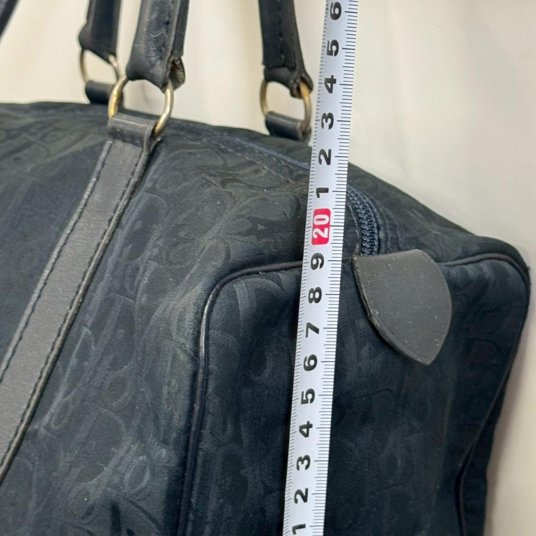 T◆ChristianDior　クリスチャンディオール　ボストンバッグ　ネイビー