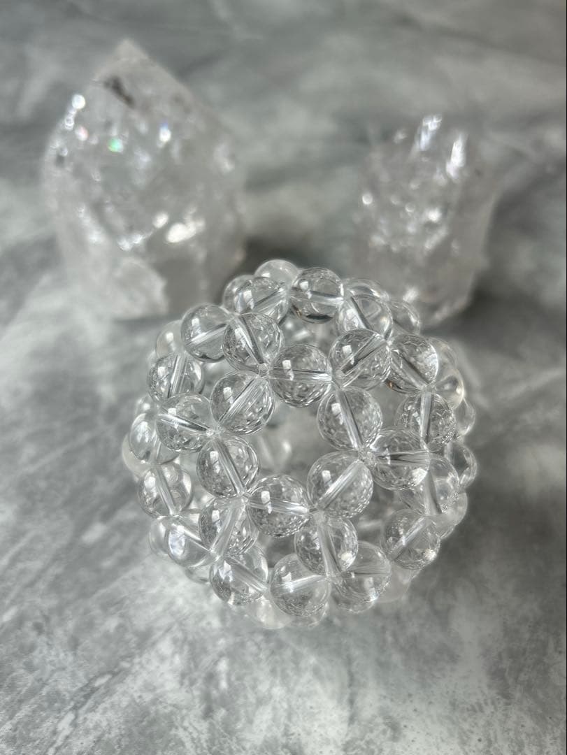 クリスタル 置物 透明 多面体　フラーレン