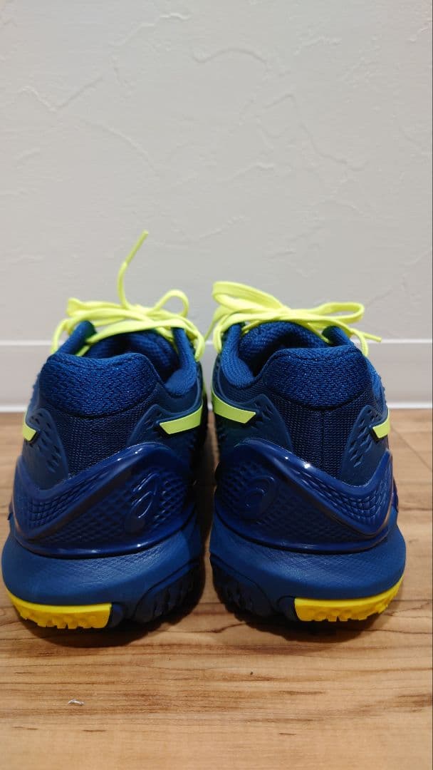 【新品同様】アシックス ゲルレゾリューション9 オムニクレー 26.5cm 2E