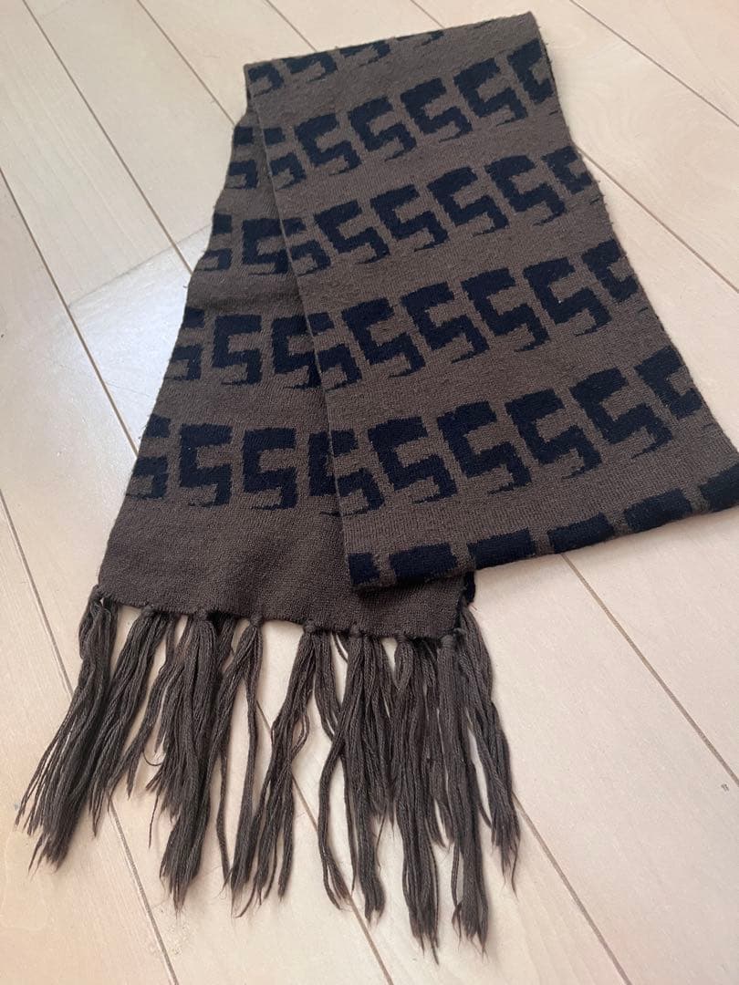 old stussy ビンテージ マフラー モノグラム フェンディ