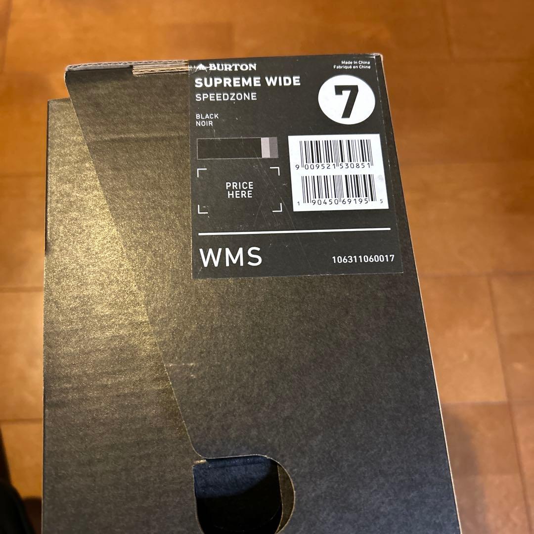 BURTON SUPREME WIDE SPEEDZONE スノーボードブーツ