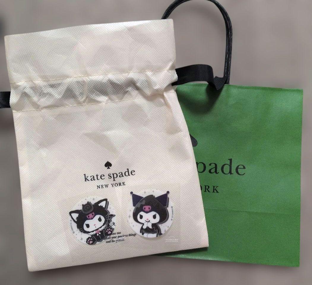 ケイトスペード HelloKitty＆Friends 二つ折り財布ショッパー付き