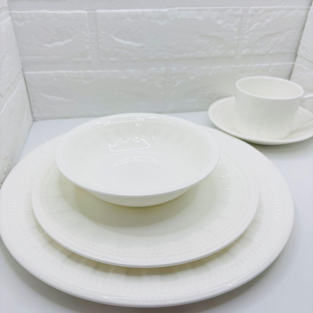 【５点セット】ウエッジウッド　コロシアム　カップ&ソーサー　プレート