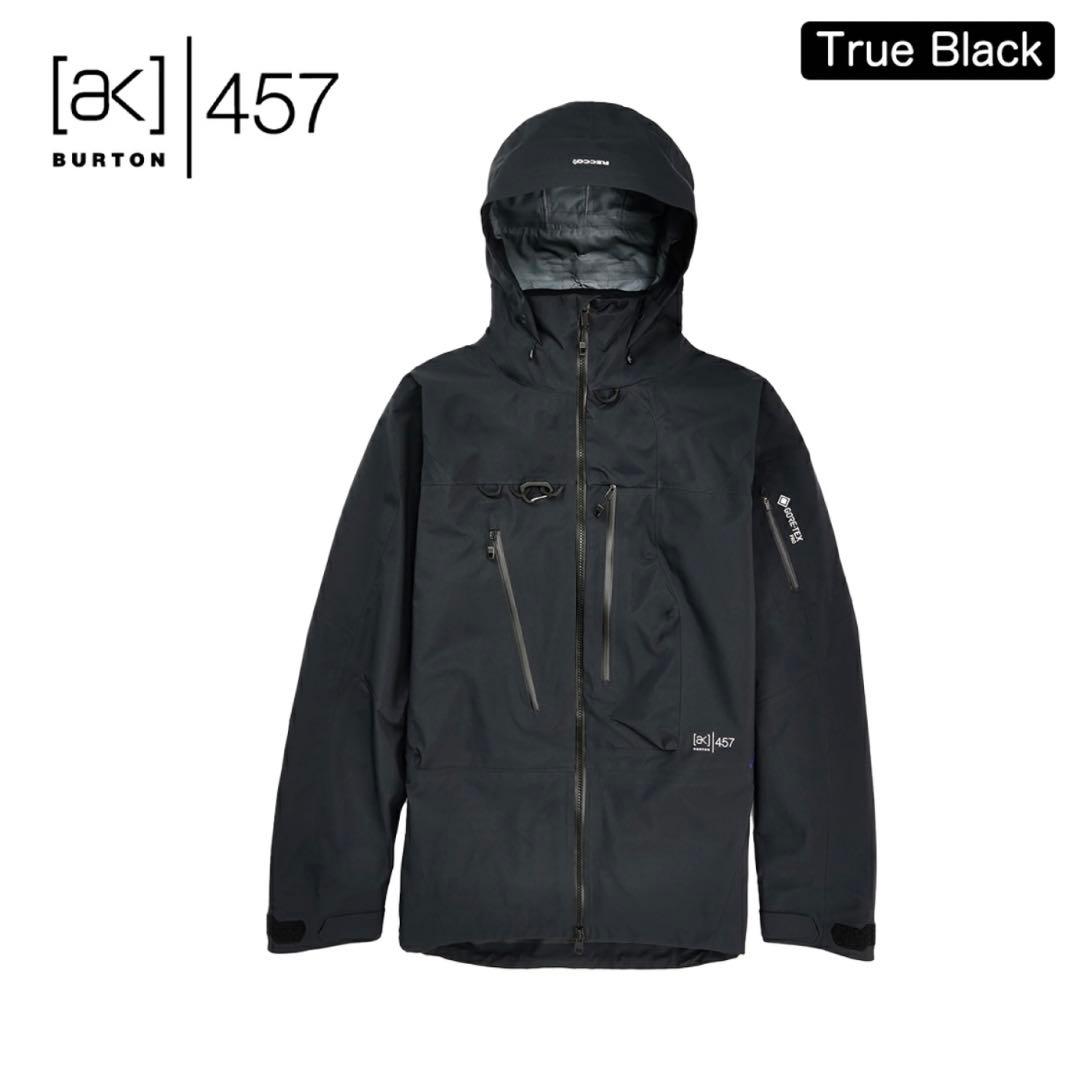 最高峰 AK457 BURTON AK ガイド true black バックロゴ