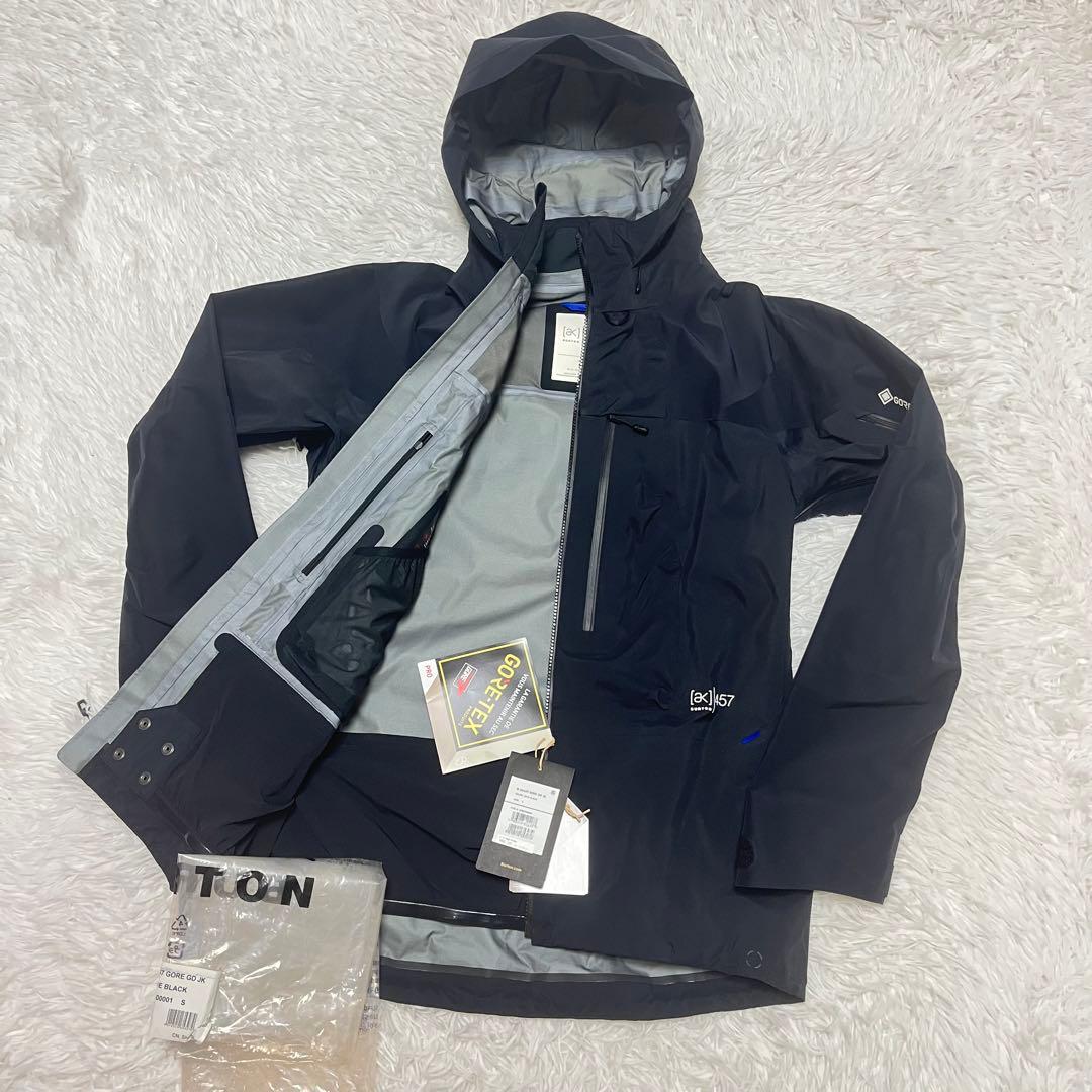 最高峰 AK457 BURTON AK ガイド true black バックロゴ