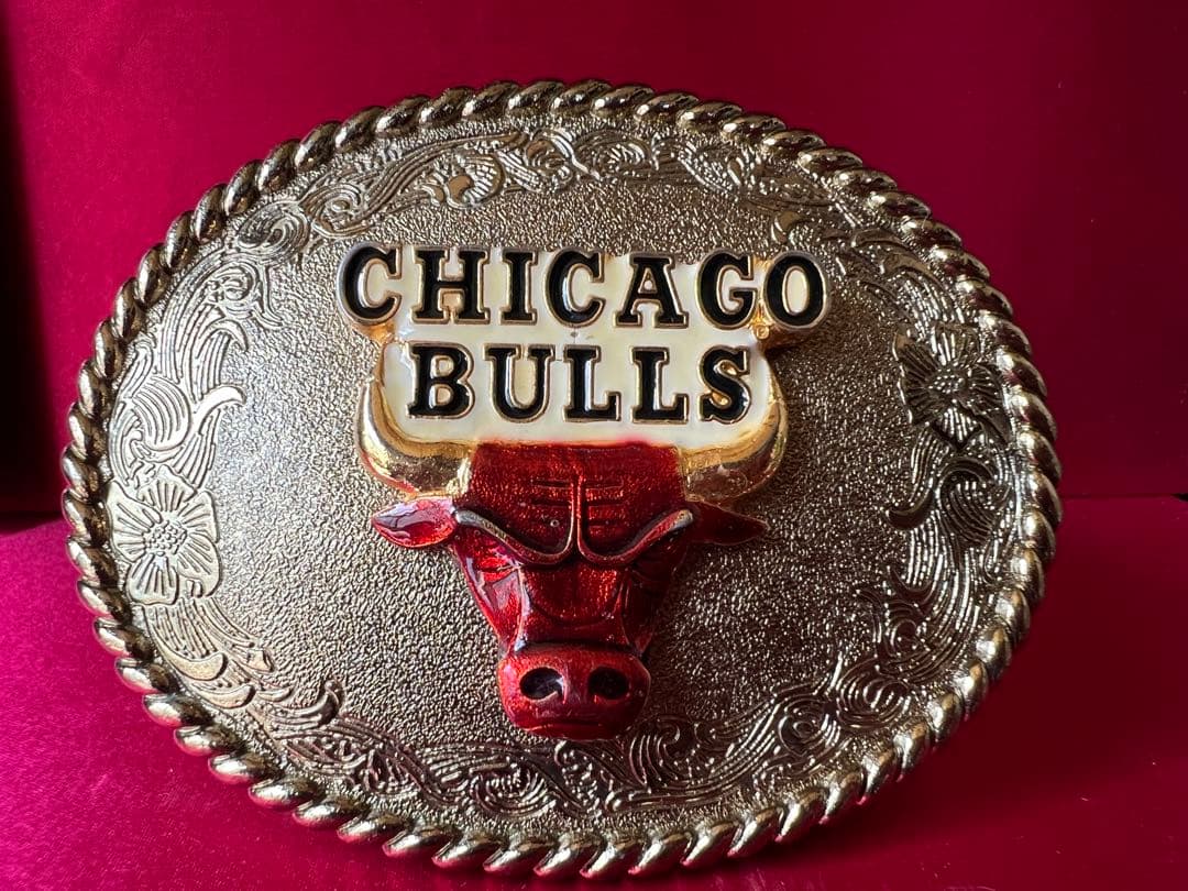小物 CHICAGO BULLS buckle vintage 90s