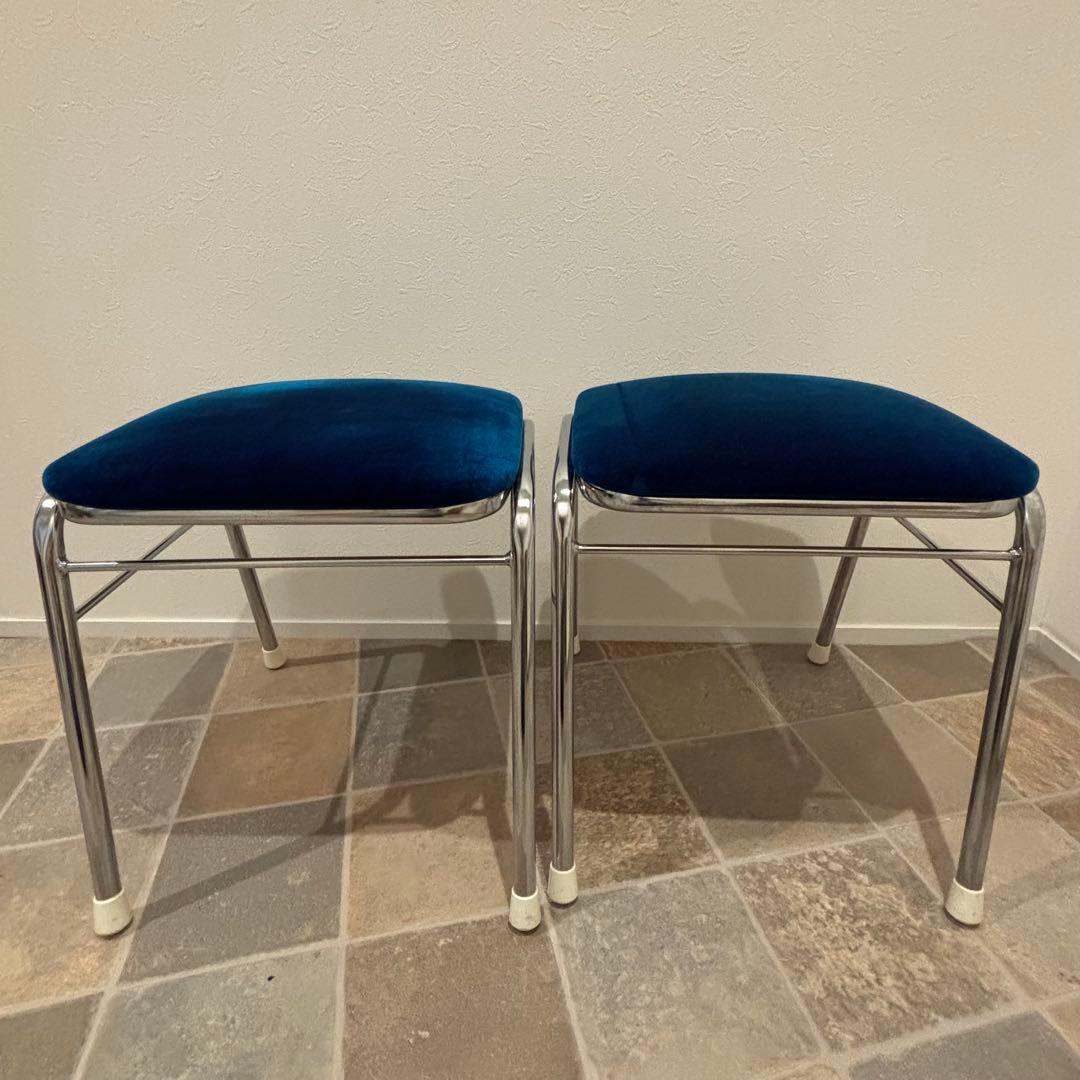 アーケード ビデオゲーム椅子 青　中古ゲーセンイス　アストロシティ カプコン