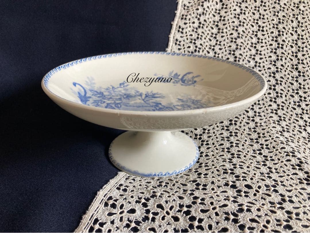 フランスアンティーク クレイユモントロー コンポティエ