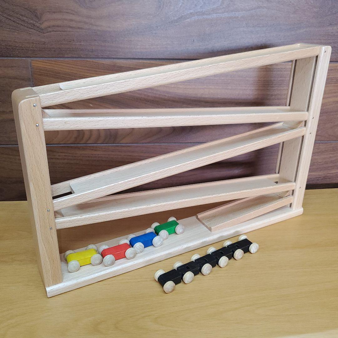 ベック社 トレインカースロープ 木製 木 知育玩具 クネクネバーン 大 Beck