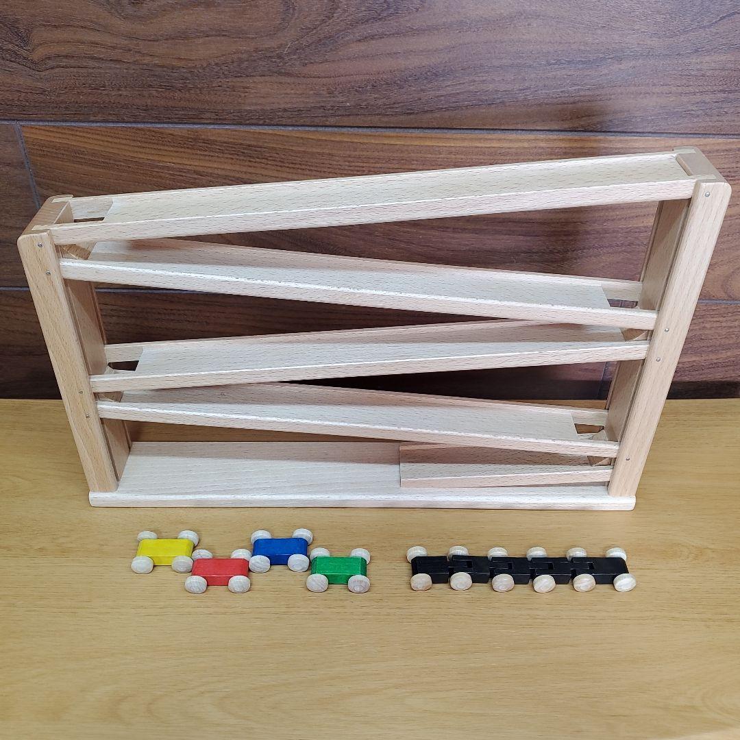 ベック社 トレインカースロープ 木製 木 知育玩具 クネクネバーン 大 Beck