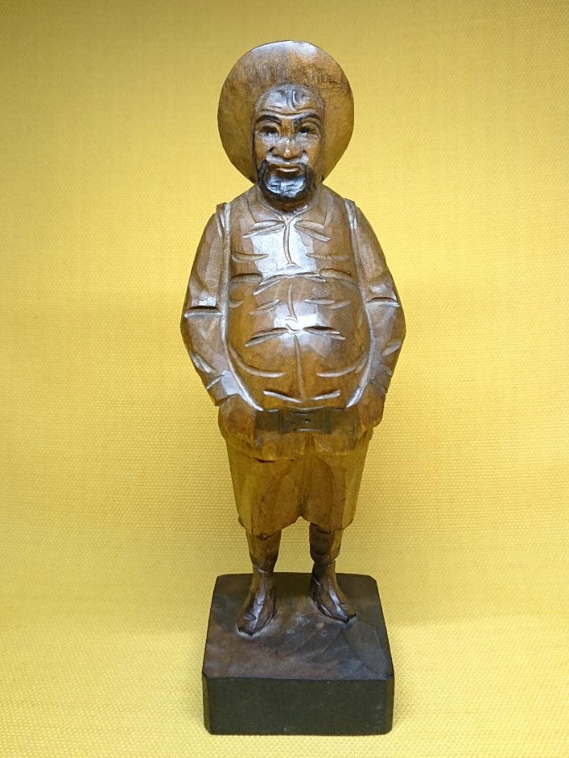 人形　木彫り　彫像　ヨーロッパ　置物　インテリア　工芸品　美術品　A1709