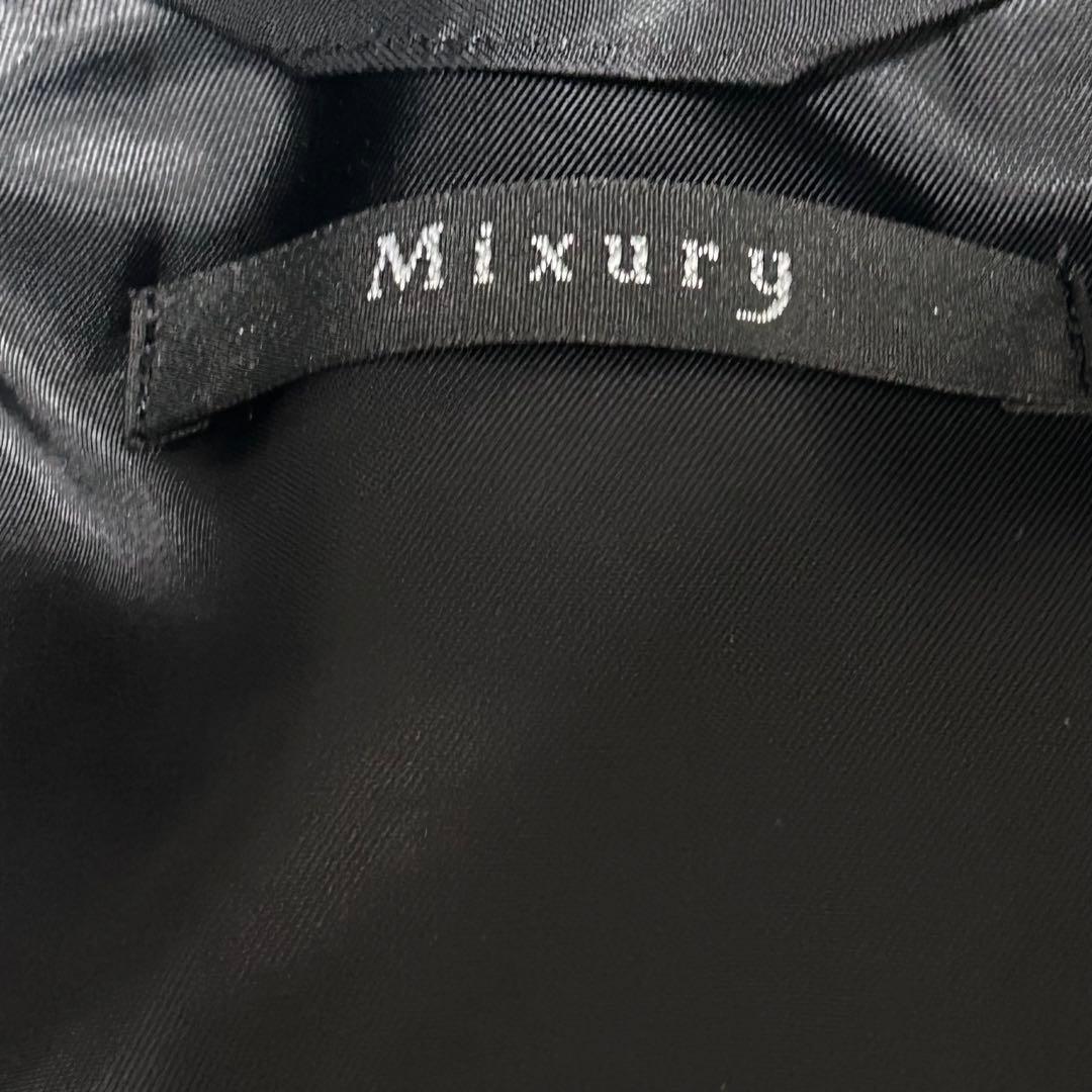 【Mixury ミグジュアリー】ウールカシミヤ ロングコート　ネイビー　38