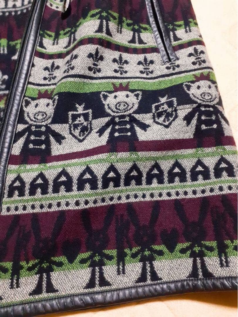 アルベロベロ　コート　ぶたさん　裏起毛　ダブルファスナー　　kiraraさん専用