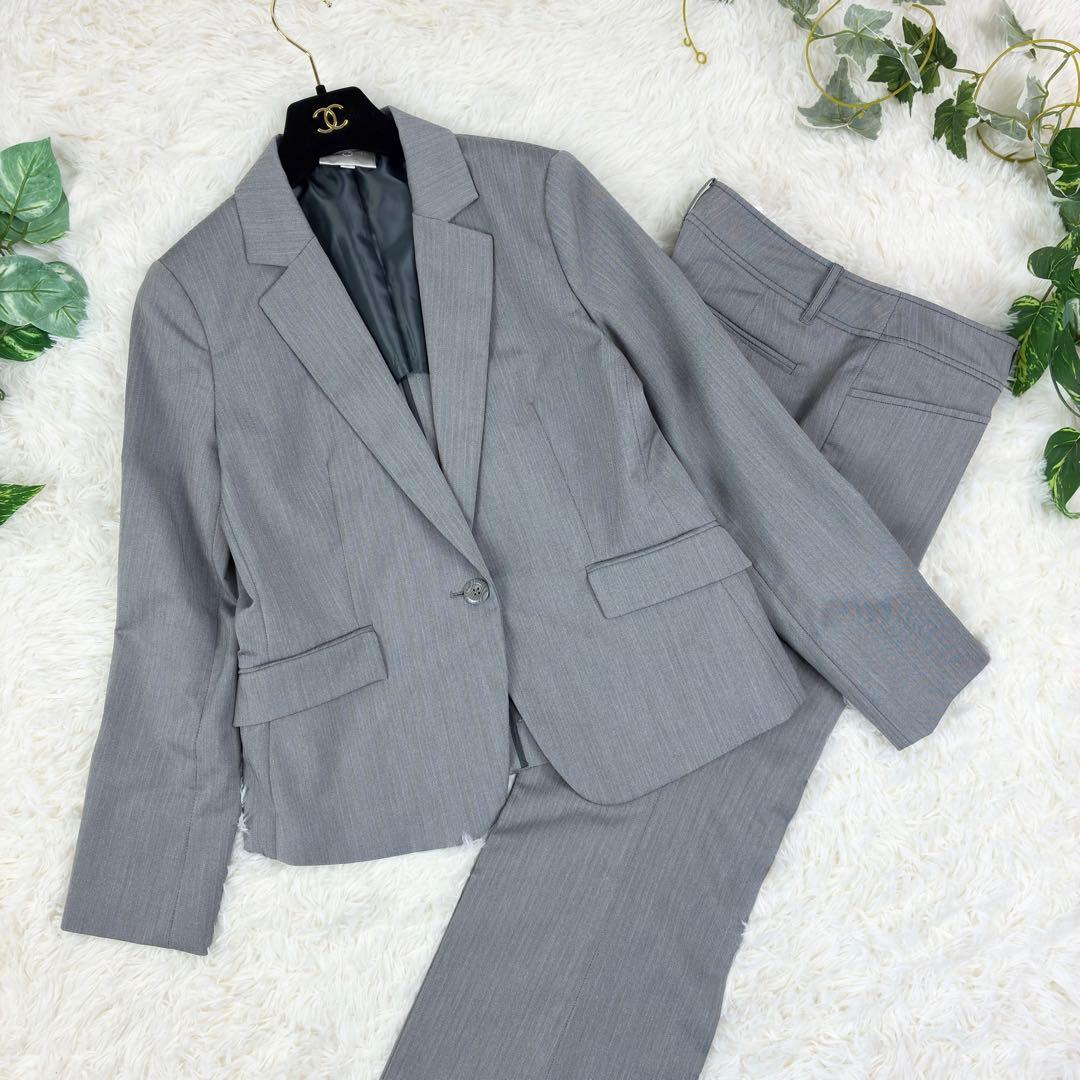 美品　エマジェームス　ウォッシャブル　ストレッチ　パンツスーツセットアップ　XL