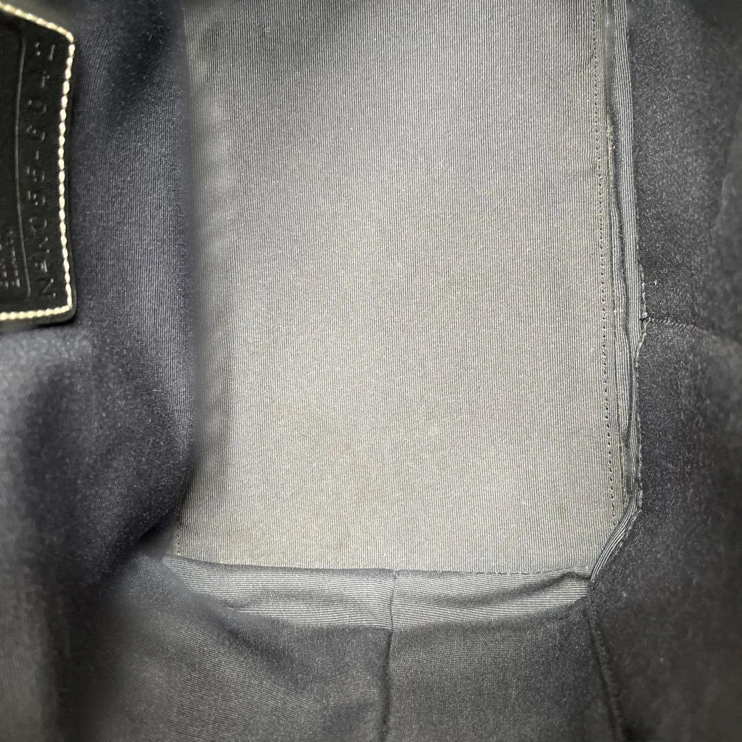 美品 COACH コーチ トートバッグ シグネチャーキャンバス6042 ブラック