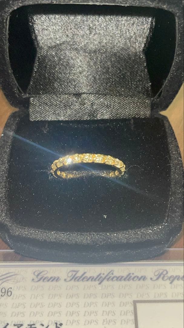 K18YG ダイヤモンド フルエタニティ リング 1ct