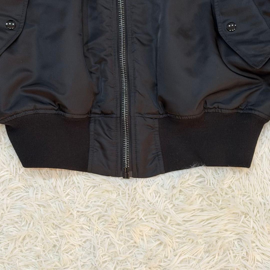 1948　アルファインダストリーズ MA-1フライトジャケット　L　 黒