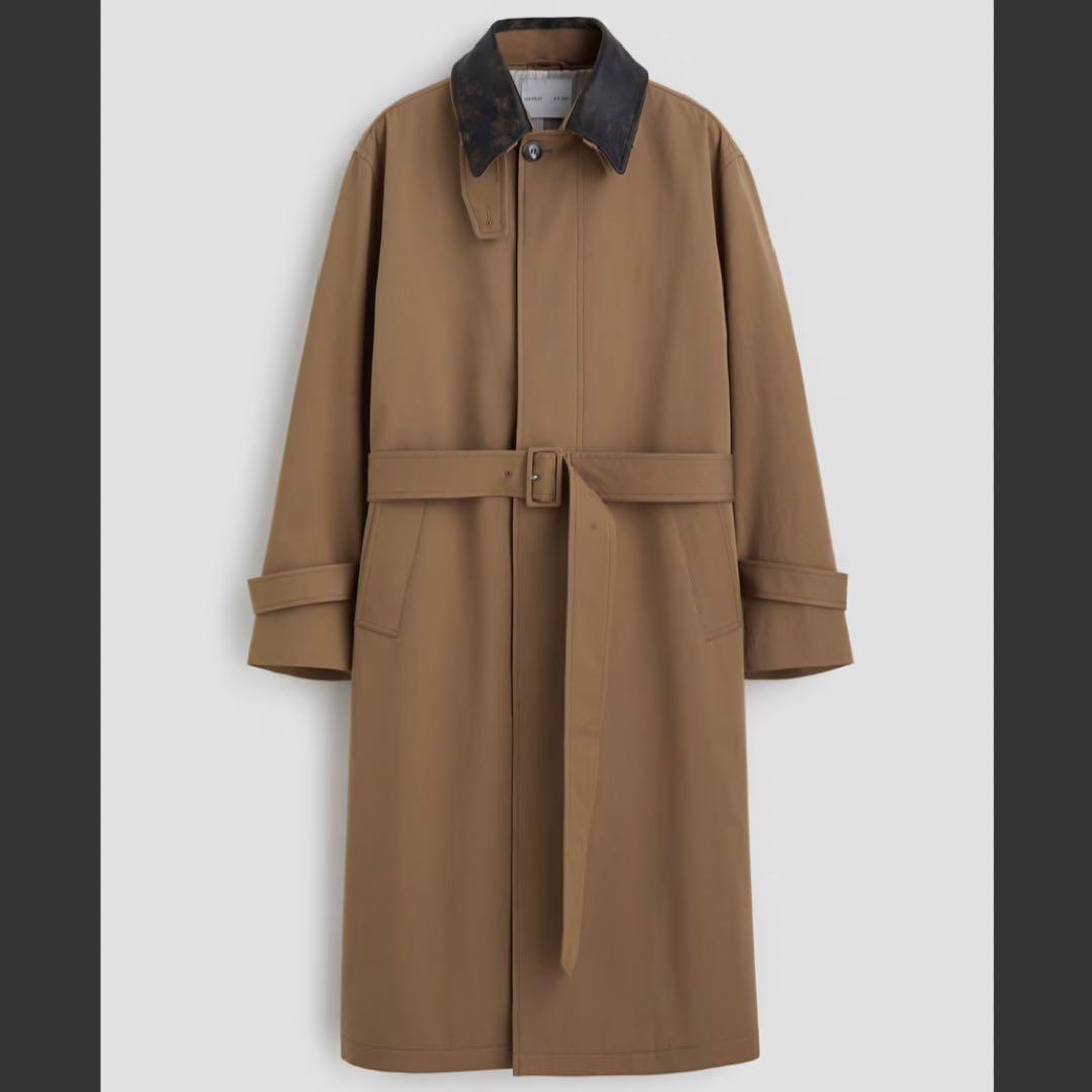 25SS  ATELIER コットンマックスタイルコート ベージュ　ロング