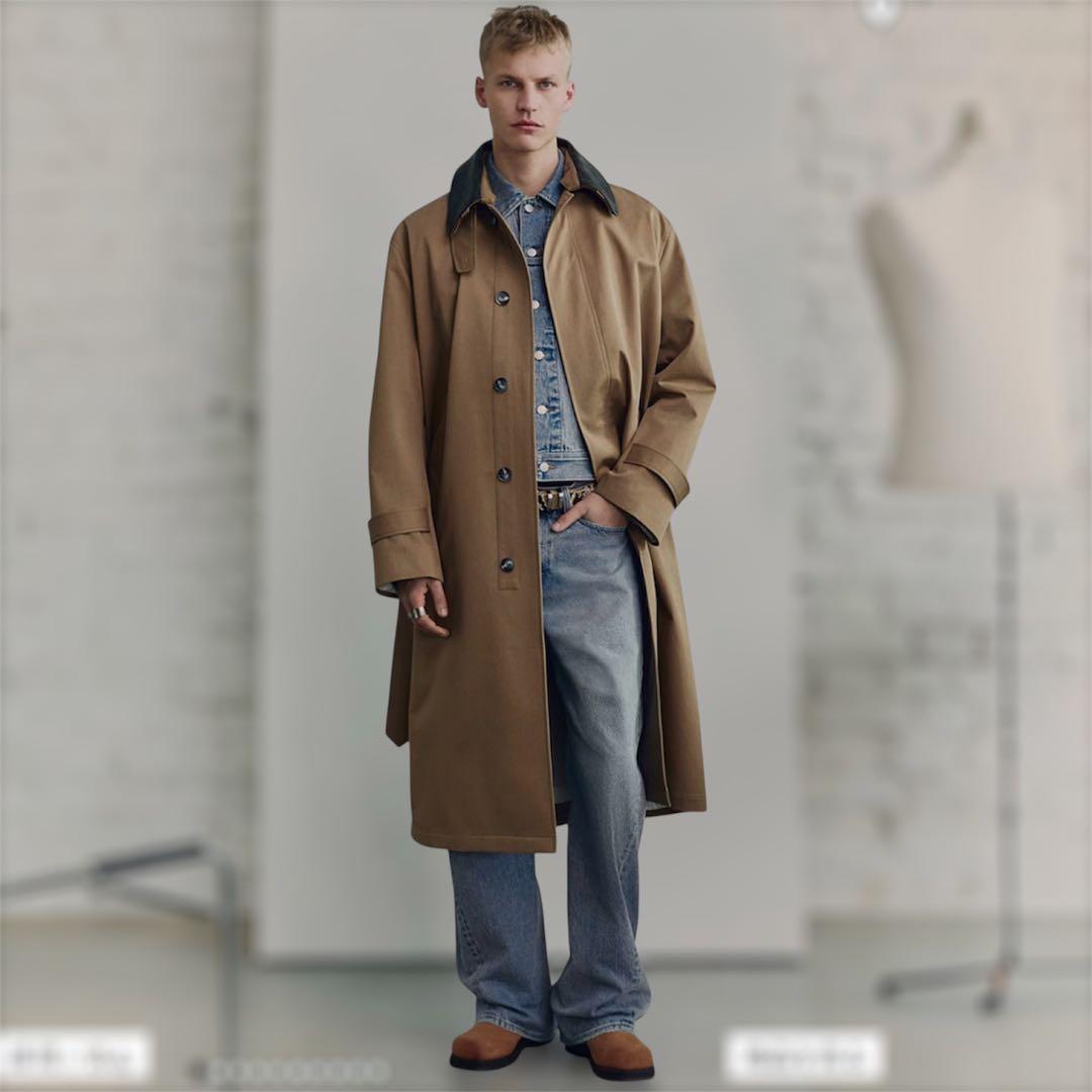 25SS  ATELIER コットンマックスタイルコート ベージュ　ロング