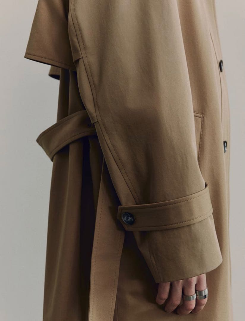 25SS  ATELIER コットンマックスタイルコート ベージュ　ロング