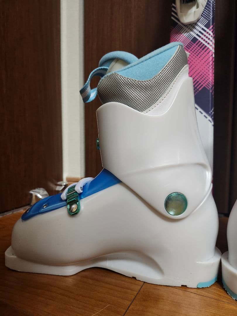 子供スキー板セット　スキー板138cm ブーツ 23cm ストック　95cm