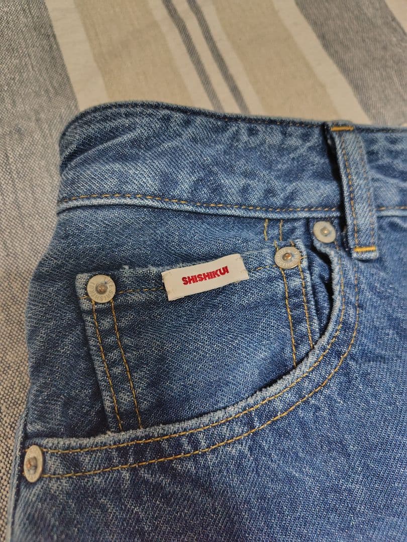 SHISHIKUI シシクイ ワイドストレートデニム