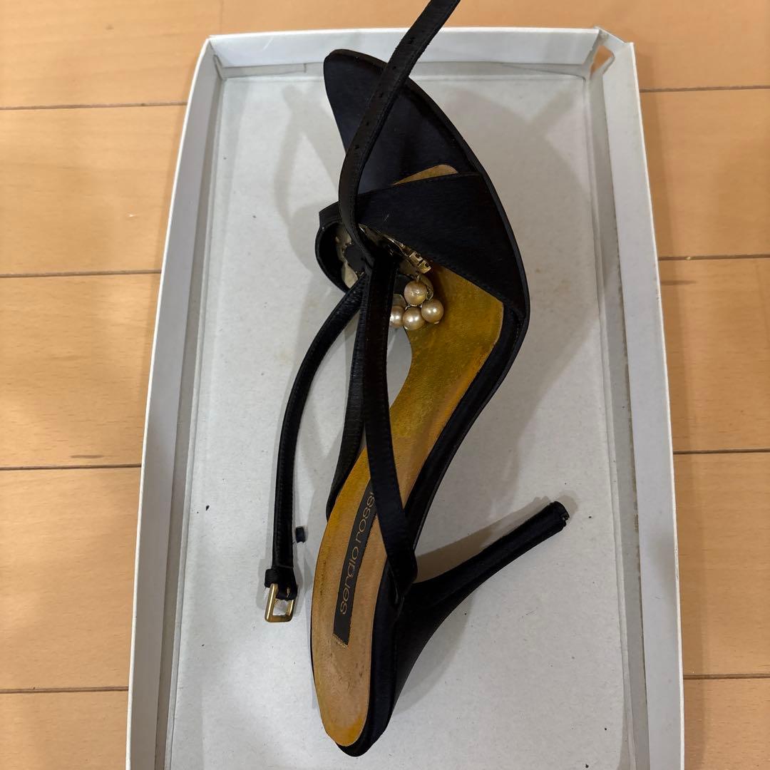 Sergio Rossi ブラック ハイヒール