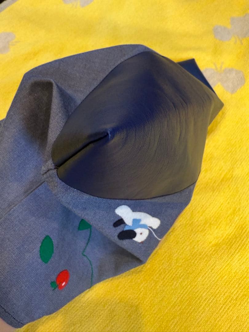 ファミリア　手刺繍　デニムバッグ