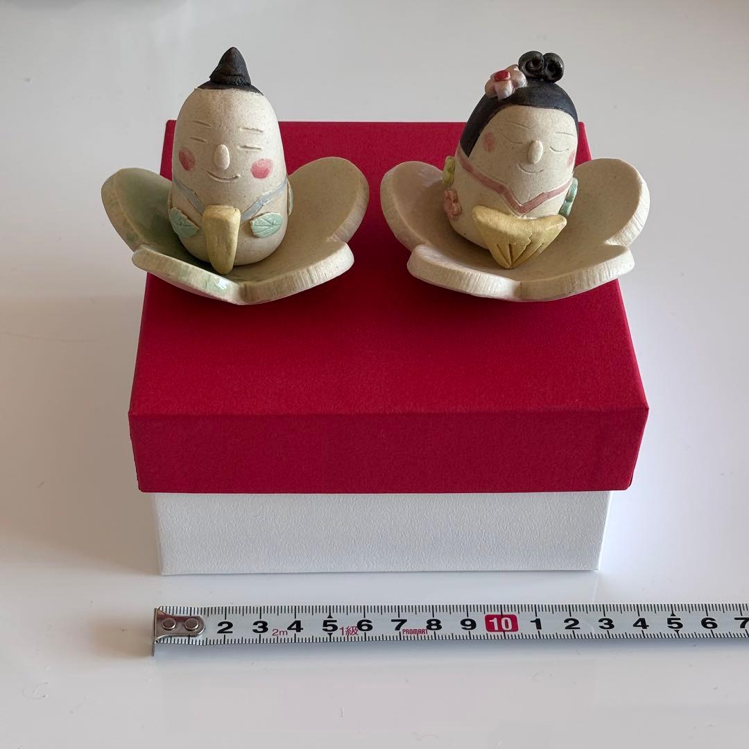 岡崎順子さん 雛人形 陶器