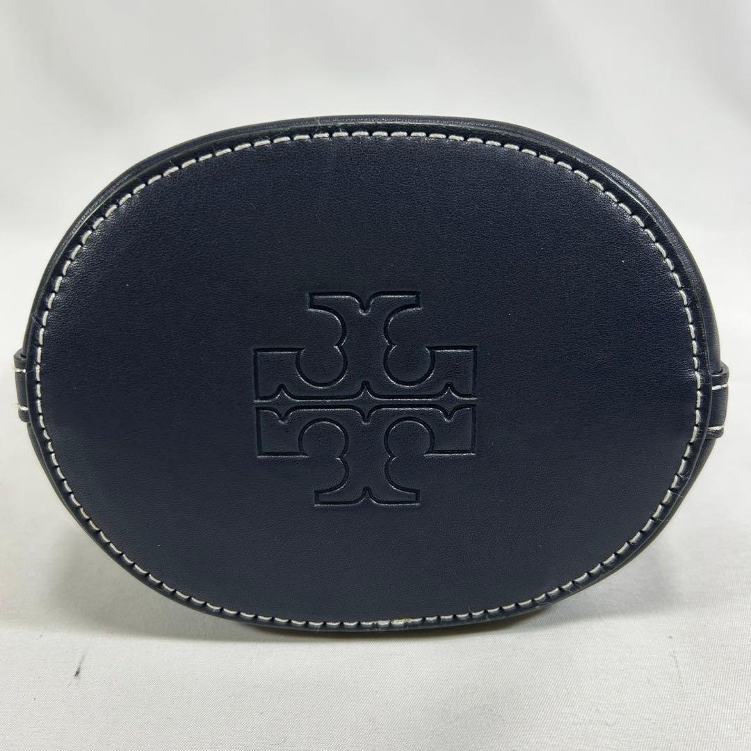 【極美品】トリーバーチ Tモノグラム ジャガード 2way バケットバッグ 巾着