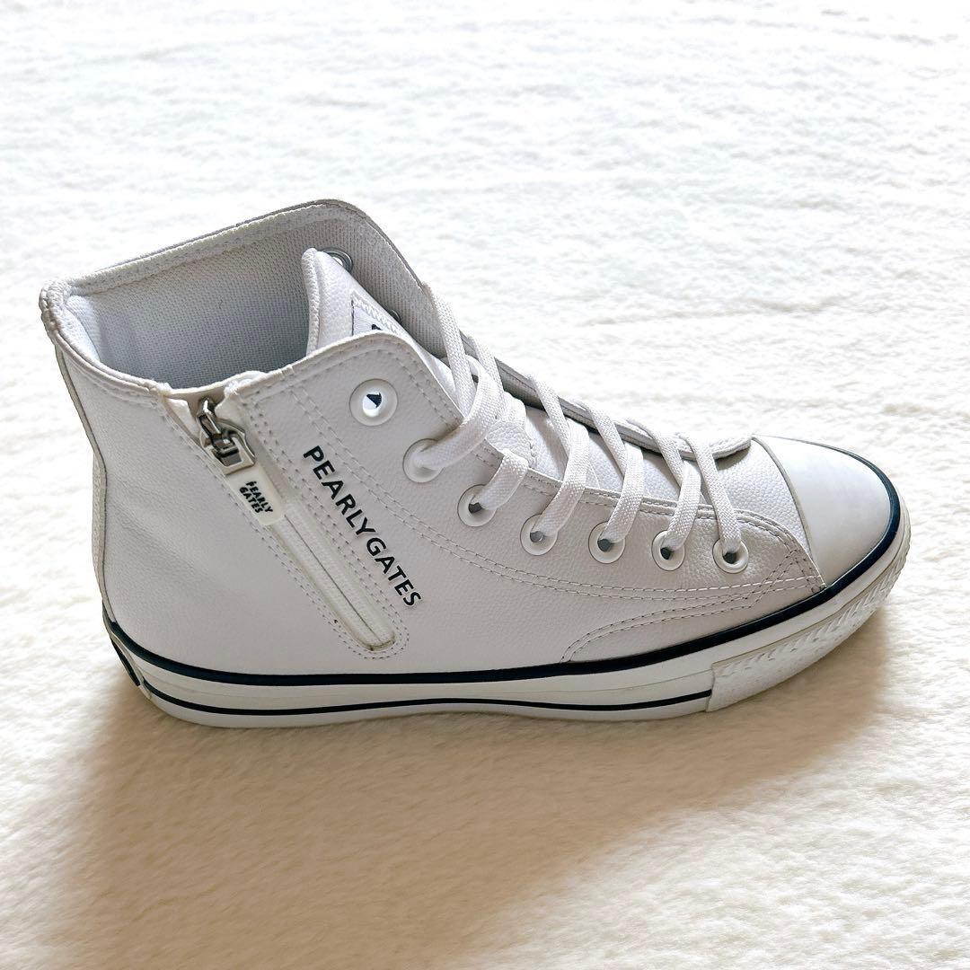 希少　パーリーゲイツ×コンバース　コラボ ゴルフシューズ スニーカー