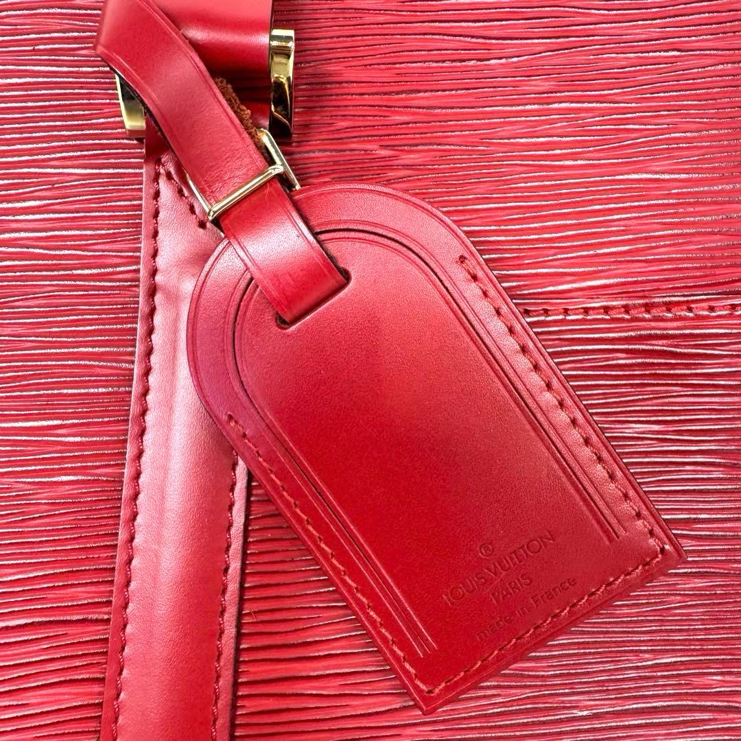 ルイ・ヴィトン　LOUIS VUITTON エピ　ボストン　レッド